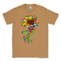Toasted Coconut be kind autism sunflower Classic Tee - Zillion Design Studio