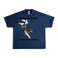 Navy Western Ground Parrot Rare Wild And West Australia Urban Heavy Tee - Bettercallsaul