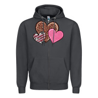 Smoke valentine's day hearts Zipper Hoodie - RanaPortraitStore