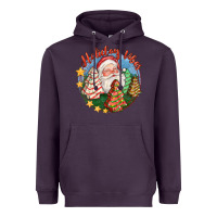 Plum holiday vibes Heavyweight Hoodie - FaDigitalArtStudio