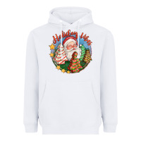 White holiday vibes Heavyweight Hoodie - FaDigitalArtStudio