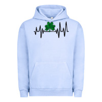 Pigment Grape Ice shamrock heartbeat Urban Hoodie - MaliasSmallBusiness