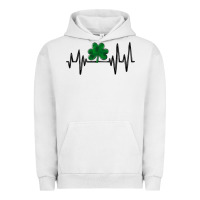 Pigment Lunar Rock shamrock heartbeat Urban Hoodie - MaliasSmallBusiness