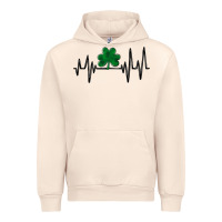 Sandshell shamrock heartbeat Urban Hoodie - MaliasSmallBusiness