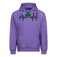 Tulip shamrock heartbeat Urban Hoodie - MaliasSmallBusiness