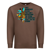 Chestnut sunflower they whispered to her Premium Sweatshirt - AdoDesignShop