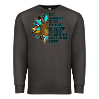 Smoke sunflower they whispered to her Premium Sweatshirt - AdoDesignShop