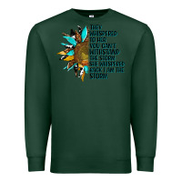 Sports Green sunflower they whispered to her Premium Sweatshirt - AdoDesignShop