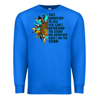 True Royal sunflower they whispered to her Premium Sweatshirt - AdoDesignShop