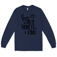 Navy kind Long Sleeve Tee - Unal Design