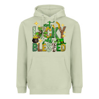 Matcha Not lucky just blessed st. patricks day Heavyweight Hoodie - Neo Western
