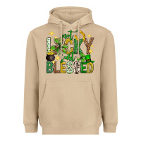 Mushroom Not lucky just blessed st. patricks day Heavyweight Hoodie - Neo Western