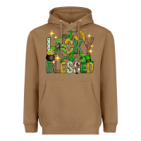 Toasted Coconut Not lucky just blessed st. patricks day Heavyweight Hoodie - Neo Western