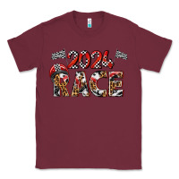 Burgundy 2024 race Classic Tee - texasbilliewilder