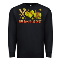 Black rub some dirt on it softball Premium Sweatshirt - JahusDesignShop
