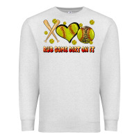 Oatmeal Heather rub some dirt on it softball Premium Sweatshirt - JahusDesignShop