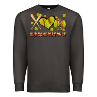 Smoke rub some dirt on it softball Premium Sweatshirt - JahusDesignShop