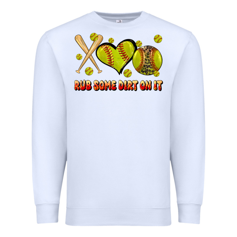 Rub Some Dirt On It Softball Premium Sweatshirt by JahusDesignShop | Teevron