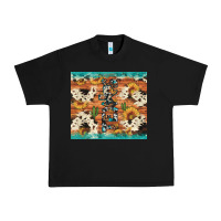 Black texas sunflower cactus cowhide Urban Heavy Tee - Artiststas