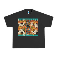 Pigment Black texas sunflower cactus cowhide Urban Heavy Tee - Artiststas