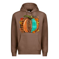 Chestnut Fall leopard pumpkin Premium Hoodie - NancyCooperArtShop