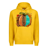 Lemon Fall leopard pumpkin Premium Hoodie - NancyCooperArtShop