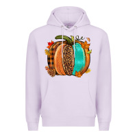 Lilac Fall leopard pumpkin Premium Hoodie - NancyCooperArtShop