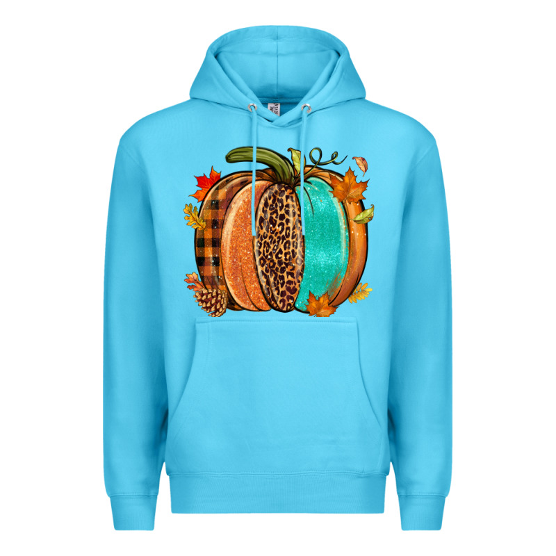 Fall Leopard Pumpkin Premium Hoodie by NancyCooperArtShop | Teevron