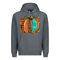 Rock Fall leopard pumpkin Premium Hoodie - NancyCooperArtShop