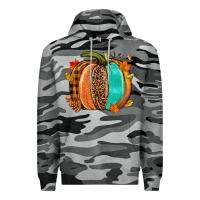 Slate Camo Fall leopard pumpkin Premium Hoodie - NancyCooperArtShop
