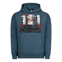 Pigment Midnight Navy 101 days of school Urban Hoodie - MaliasSmallBusiness