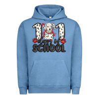 Pigment Pebble Blue 101 days of school Urban Hoodie - MaliasSmallBusiness