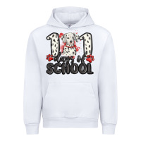 White 101 days of school Urban Hoodie - MaliasSmallBusiness