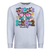 Heather Grey school's out for summer teacherlife Premium Sweatshirt - AdoDesignShop