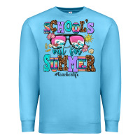 Ocean Blue school's out for summer teacherlife Premium Sweatshirt - AdoDesignShop
