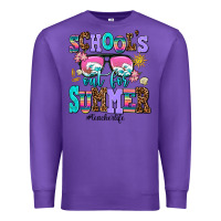 Purple school's out for summer teacherlife Premium Sweatshirt - AdoDesignShop