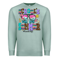 Seafoam school's out for summer teacherlife Premium Sweatshirt - AdoDesignShop
