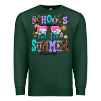 Sports Green school's out for summer teacherlife Premium Sweatshirt - AdoDesignShop