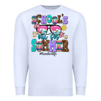 White school's out for summer teacherlife Premium Sweatshirt - AdoDesignShop