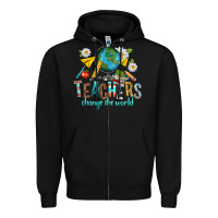 Black teachers change the world Zipper Hoodie - texasbilliewilder