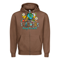 Chestnut teachers change the world Zipper Hoodie - texasbilliewilder