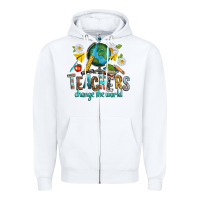 White teachers change the world Zipper Hoodie - texasbilliewilder