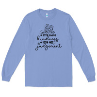 Colony Blue kindness Long Sleeve Tee - Unal Design