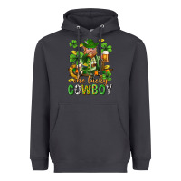 Smoke One lucky cowboy with st. patricks elf Heavyweight Hoodie - Neo Western