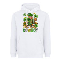 White One lucky cowboy with st. patricks elf Heavyweight Hoodie - Neo Western