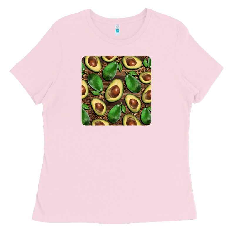 Avocados With Wood And Leopard Background Mug  Coaster Ladies Tee by BarkalooDesign | Teevron