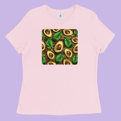 Avocados With Wood And Leopard Background Mug  Coaster Ladies Tee Designed By Barkaloodesign