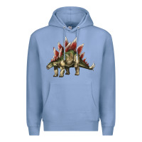 Colony Blue Stegosaurus Premium Hoodie - LillyAllenDesigns