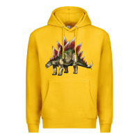 Lemon Stegosaurus Premium Hoodie - LillyAllenDesigns