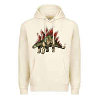 Sandshell Stegosaurus Premium Hoodie - LillyAllenDesigns